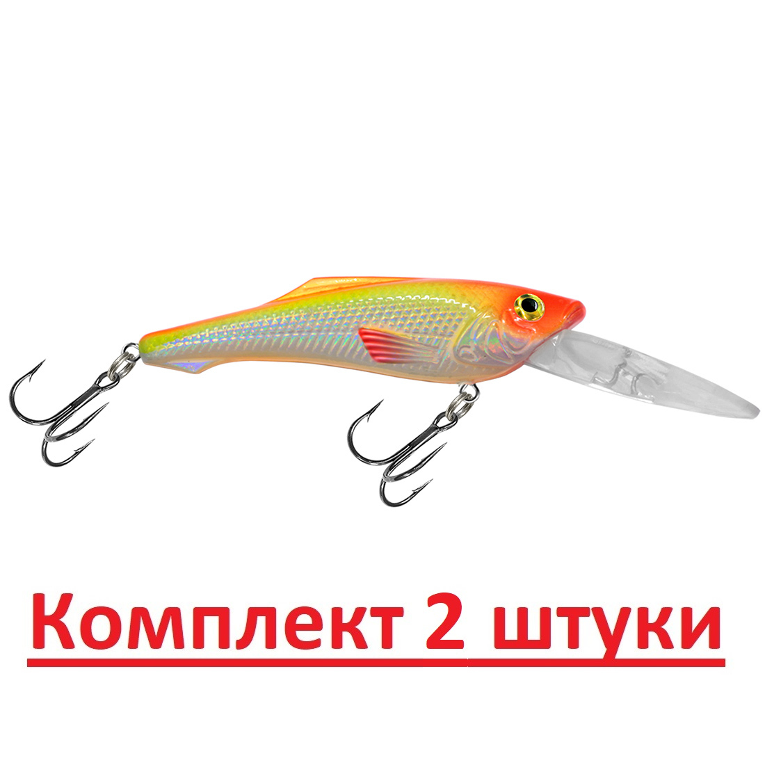 

Воблер для рыбалки AQUA PIRATE aqua115240/2, Разноцветный