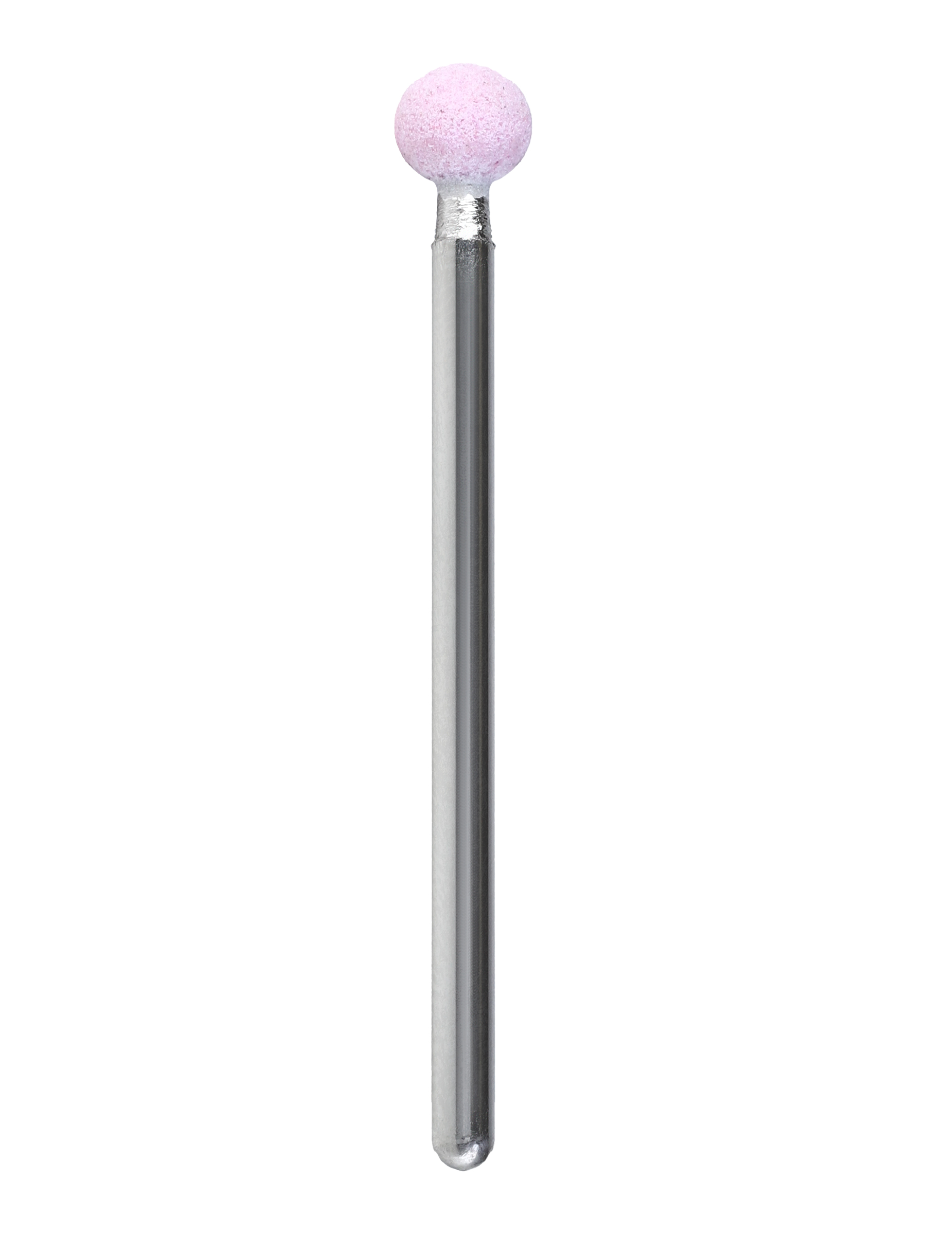 Фреза IRISK, корундовая «Шар» D=5 мм, розовая