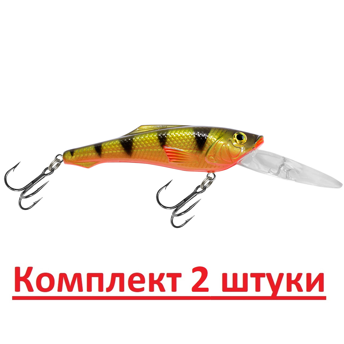 

Воблер для рыбалки AQUA PIRATE aqua113714/2, Разноцветный