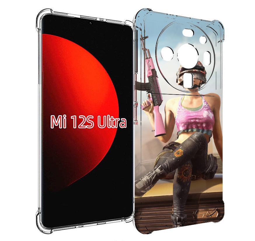 

Чехол MyPads девушка из PUBG для Xiaomi 12S Ultra, Прозрачный, Tocco