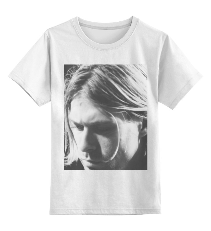 

Футболка детская Printio Cobain цв. белый р. 164, Cobain