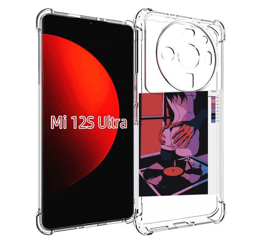 

Чехол MyPads девушка красивая сзади женский для Xiaomi 12S Ultra, Прозрачный, Tocco
