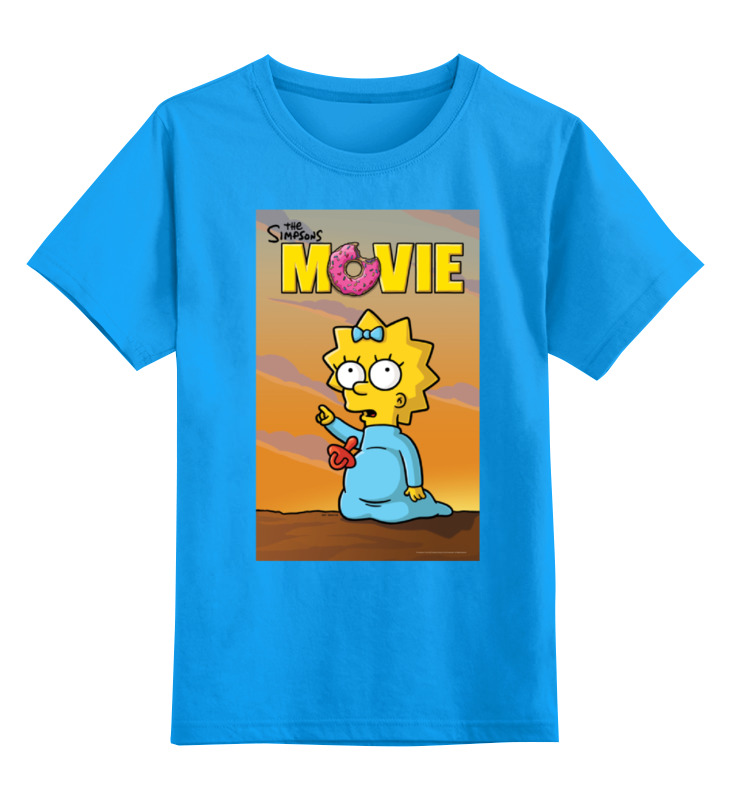 

Футболка детская Printio Simpsons / симпсоны цв. голубой р. 164, Simpsons / симпсоны