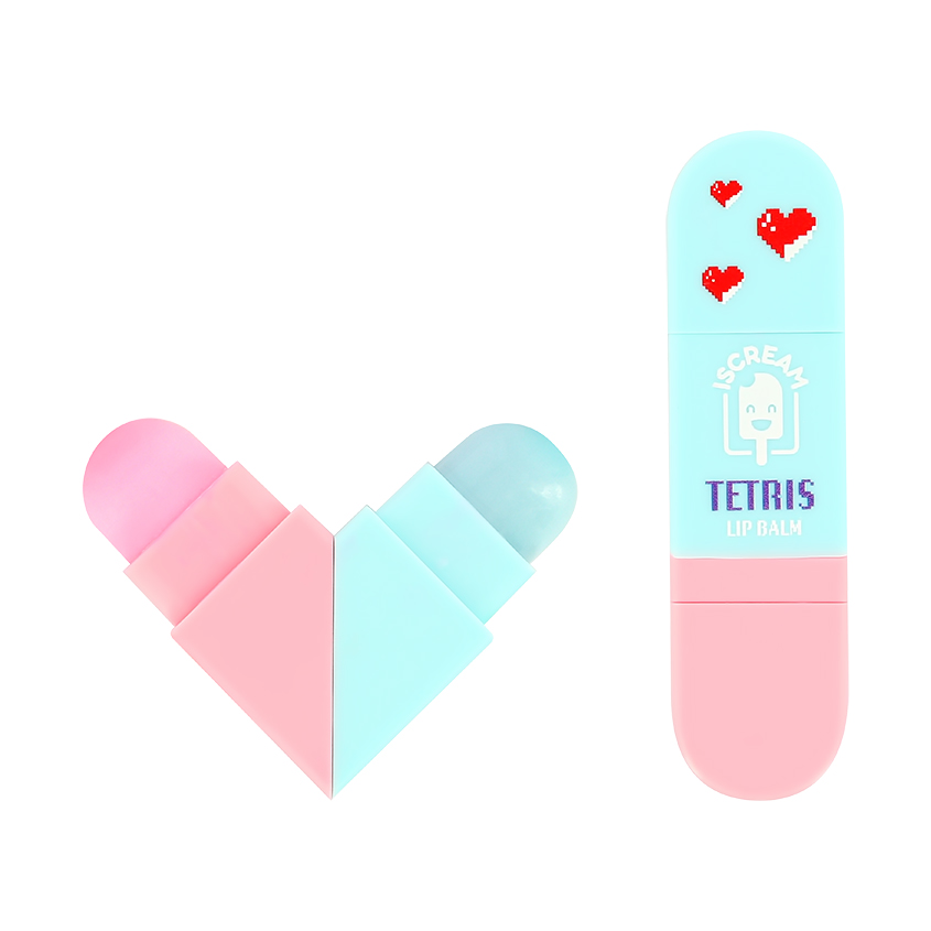 

Помада-бальзам Iscream You Win! tetris тон 02 2,8 г, Розовый