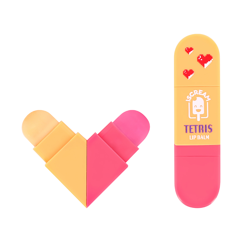 

Помада-бальзам Iscream You Win! tetris тон 03 2,8 г, Розовый