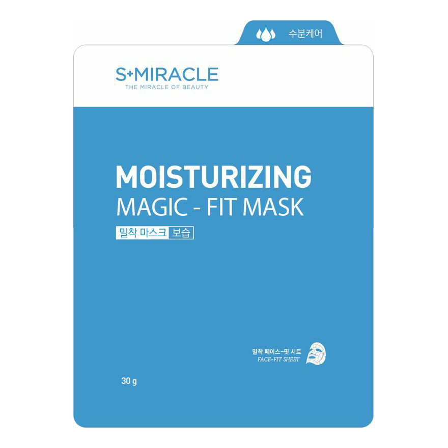 

Маска для лица S+miracle Moisturizing Magic-Fit Mask увлажняющая 30 г