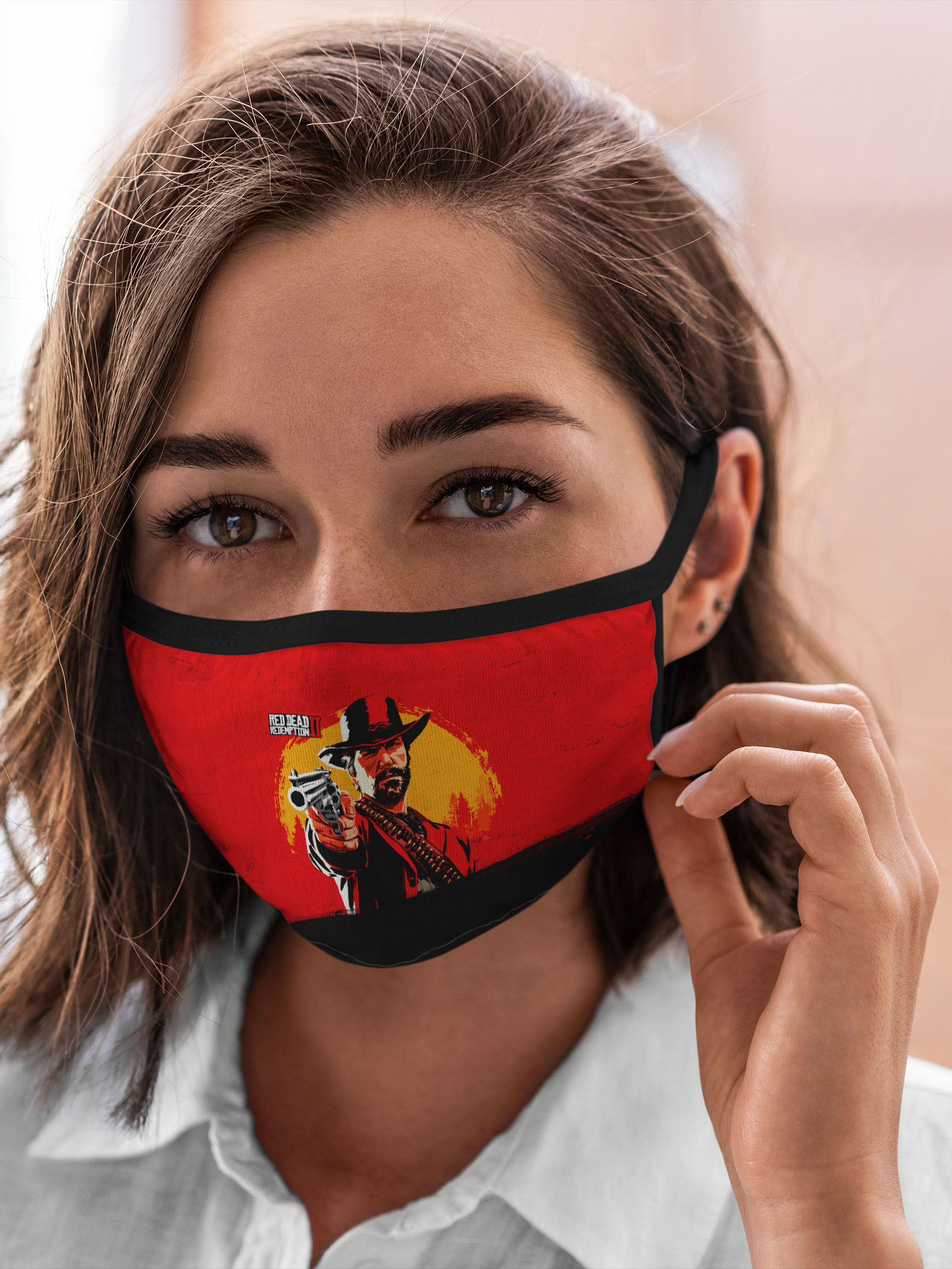 

Многоразовая маска унисекс Burnettie Red Dead Redemption 2, Разноцветный, Red Dead Redemption 2