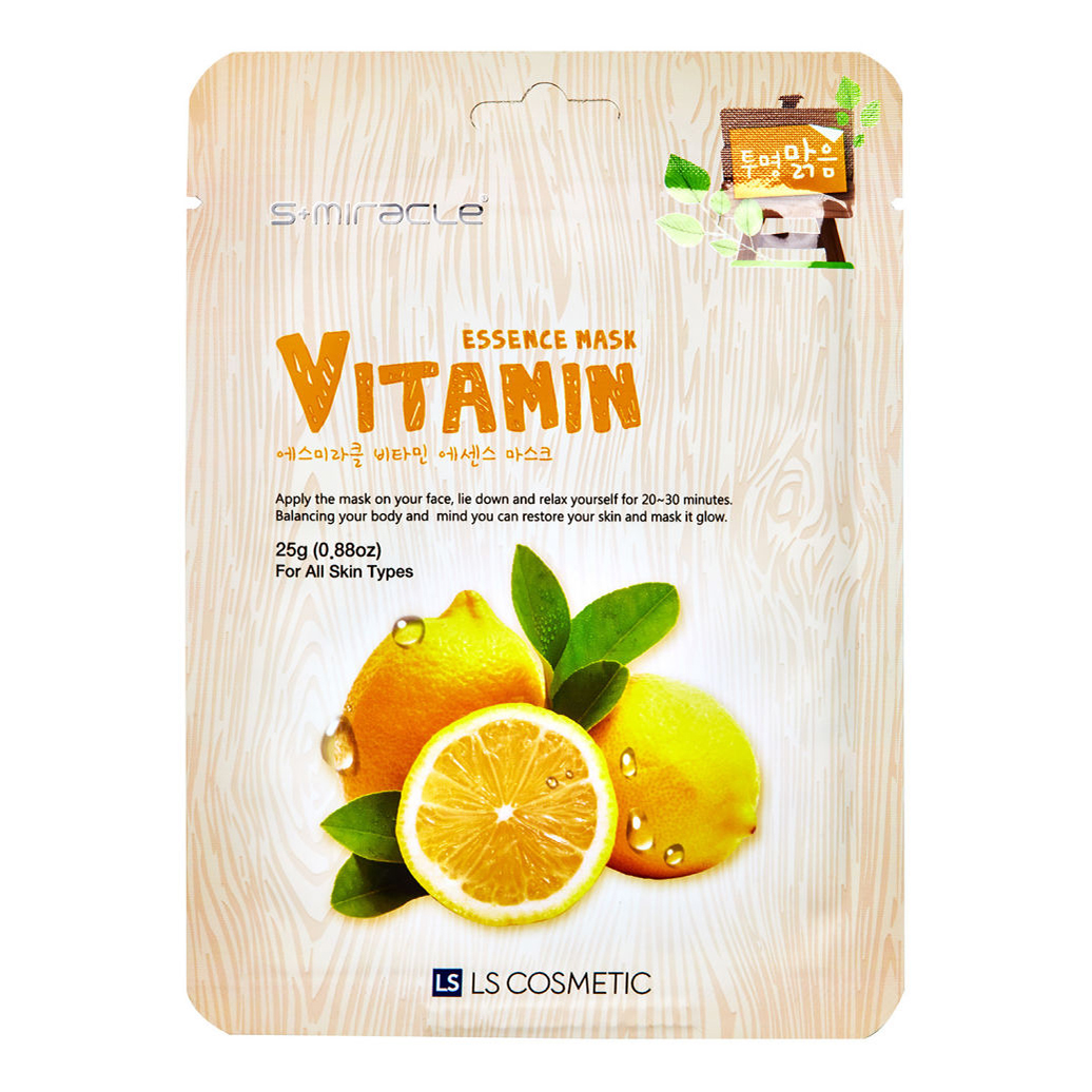 

Тканевая маска для лица S+miracle Vitamin Essence Mask 25 мл