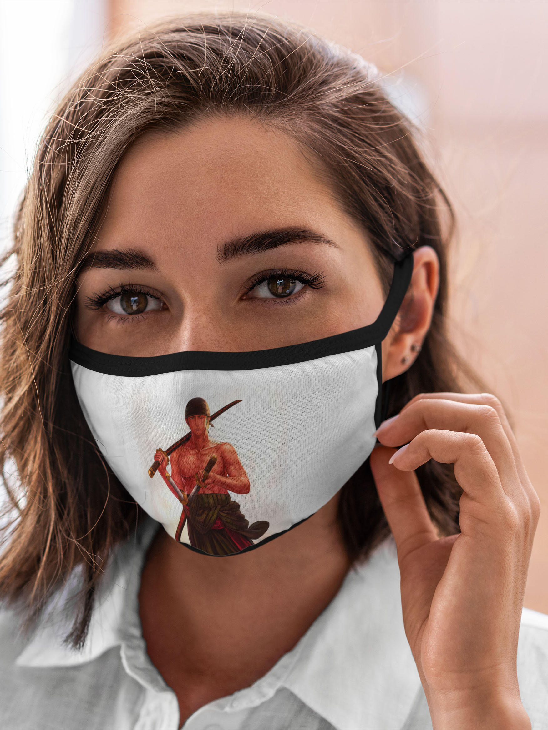 

Многоразовая маска унисекс Burnettie One Piece Zoro, Разноцветный, One Piece Zoro