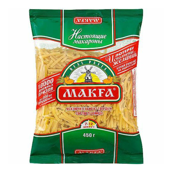 Макаронные изделия Makfa Лапша короткая 450 г