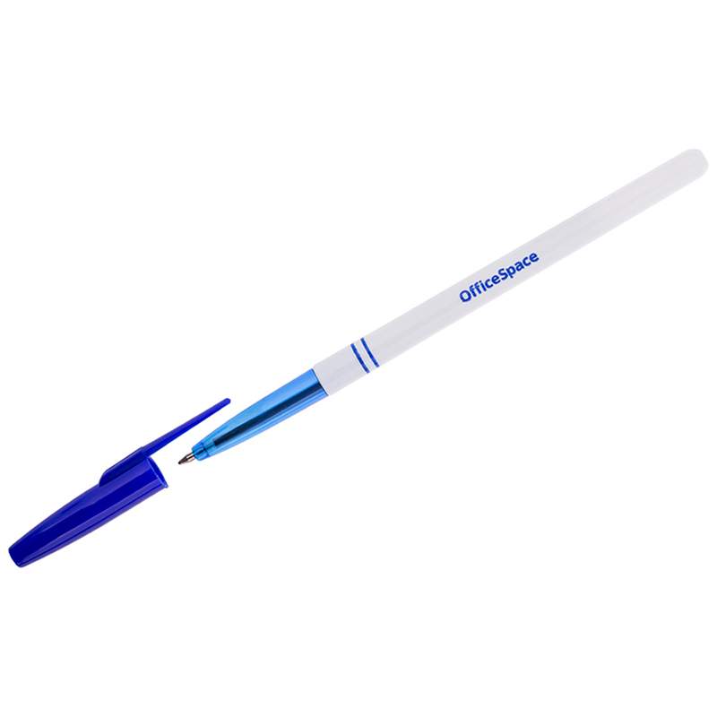 Ручка шариковая OfficeSpace 195851, синяя, 0.7 мм, 50 штук