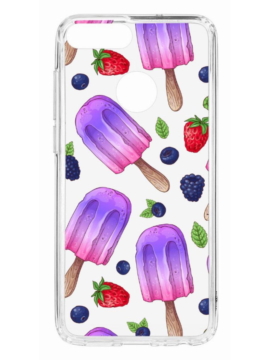 фото Чехол для huawei honor 9 lite kruche print ice cream кruче