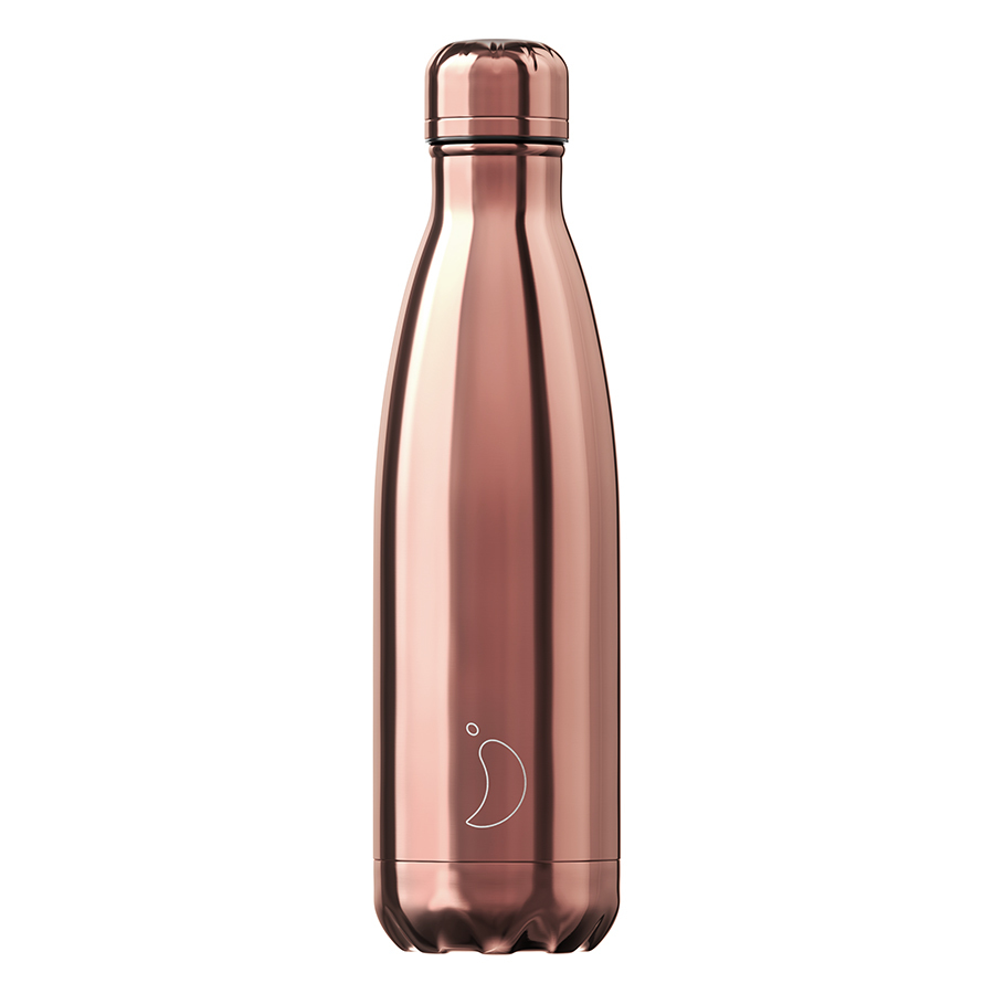 фото Термос chilly's bottles, chrome, rose gold, 500 мл