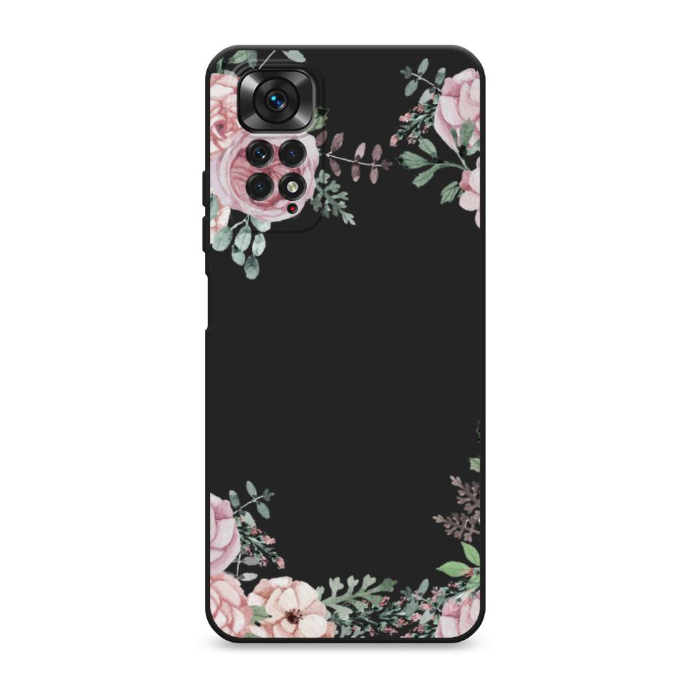 

Чехол Awog на Xiaomi Redmi Note 11S / Сяоми Редми Нот 11S "Нежные розы акварель", Прозрачный;розовый;зеленый