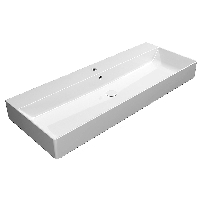 

Раковина GSI Kube 120х47 9424111, Белый