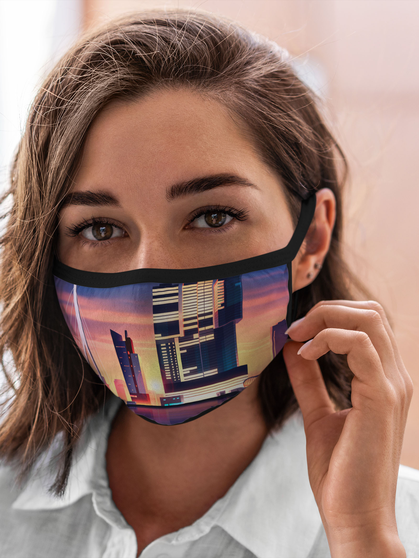 

Многоразовая маска унисекс Burnettie Big Pictures Ночной Город, Разноцветный, Big Pictures Ночной Город
