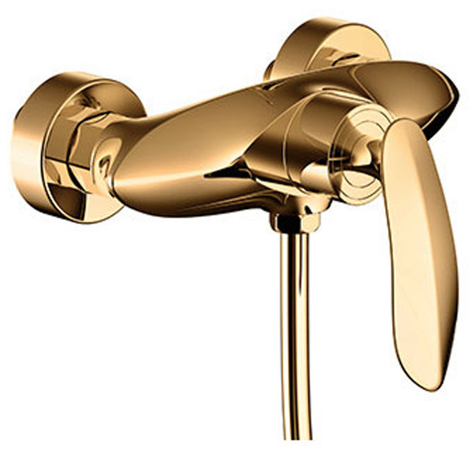 Смеситель для душа с ручным душем Groсenberg GB9001GO золото смеситель для ванны монокомандный с ручным душем veragio enlar vr enl 5301 cr хром