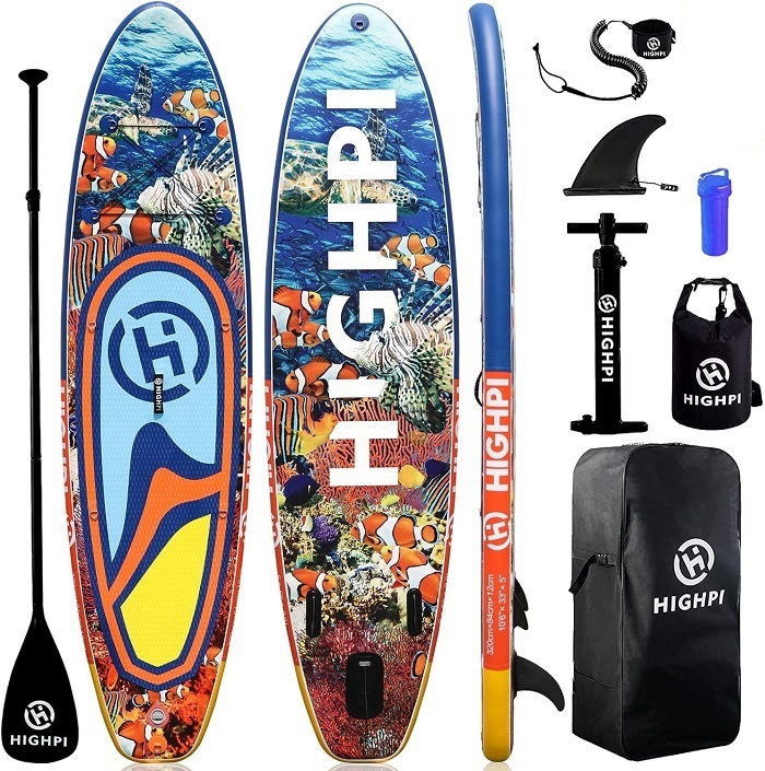 Надувная доска Sup-board Highpi 10'6 разноцветный