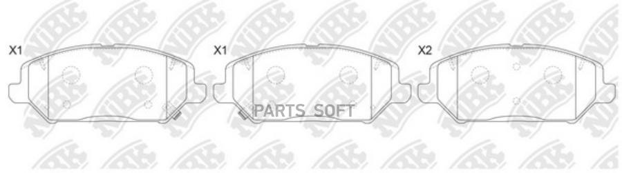 

Колодки Пер.Kia Ceed Iii 18=> NiBK арт. PN0796