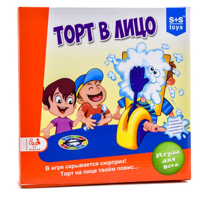 фото Настольная игра s+s toys торт в лицо