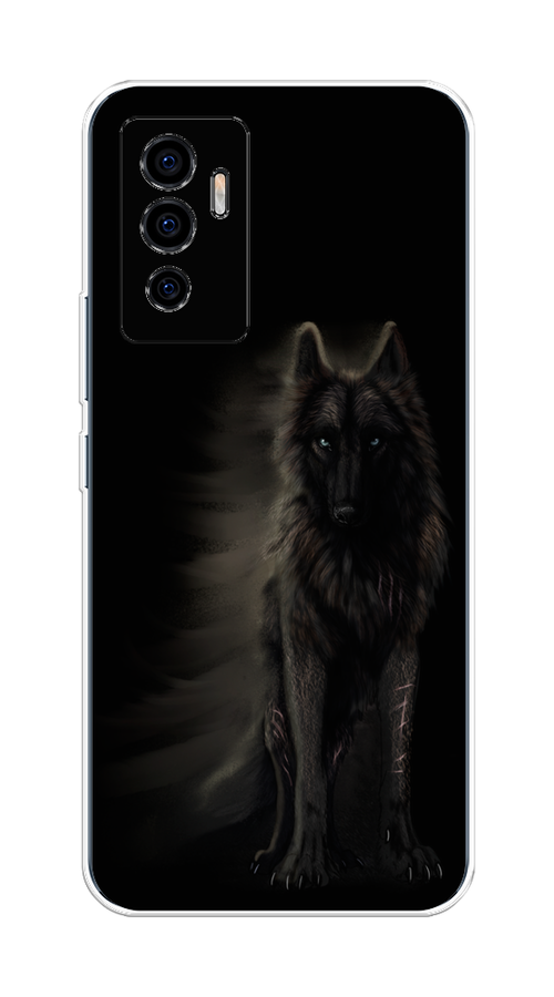 

Чехол на Vivo V23e/Y75 4G "Туманный волк", Черный, 267050-1