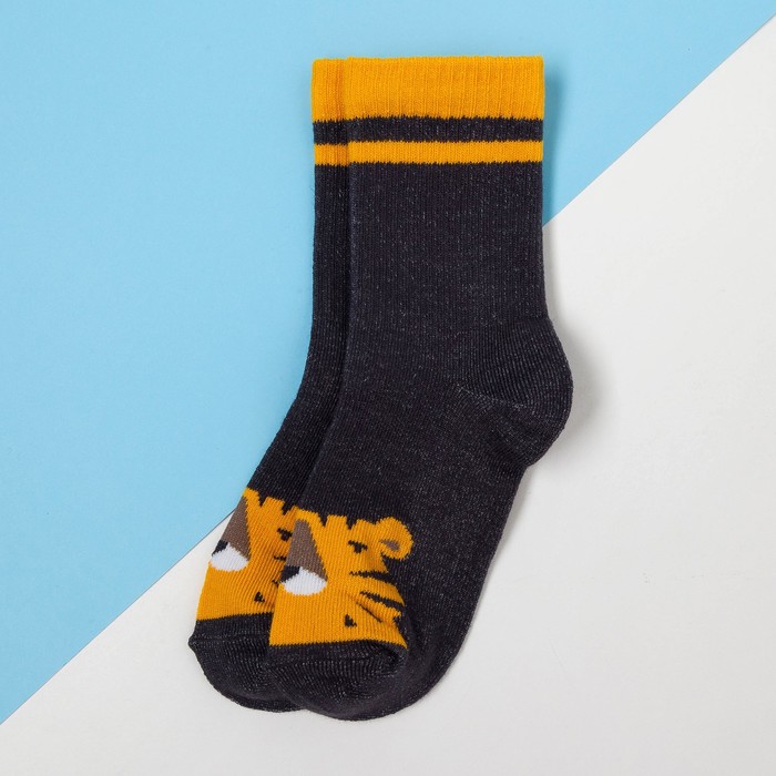 

Носки детские KAFTAN Тигр, размер 16-18, цвет серый, Тигр-1