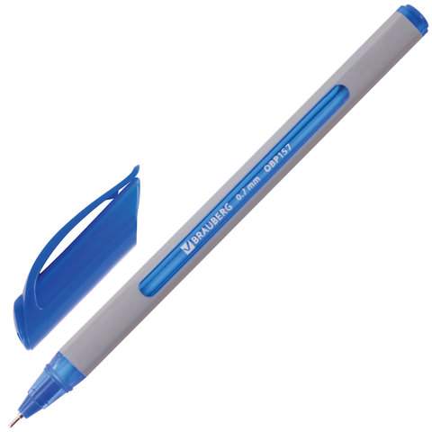 

Ручка шариковая Brauberg "Extra Glide Soft Grey" 142929, синяя, 0.35 мм, 12 штук