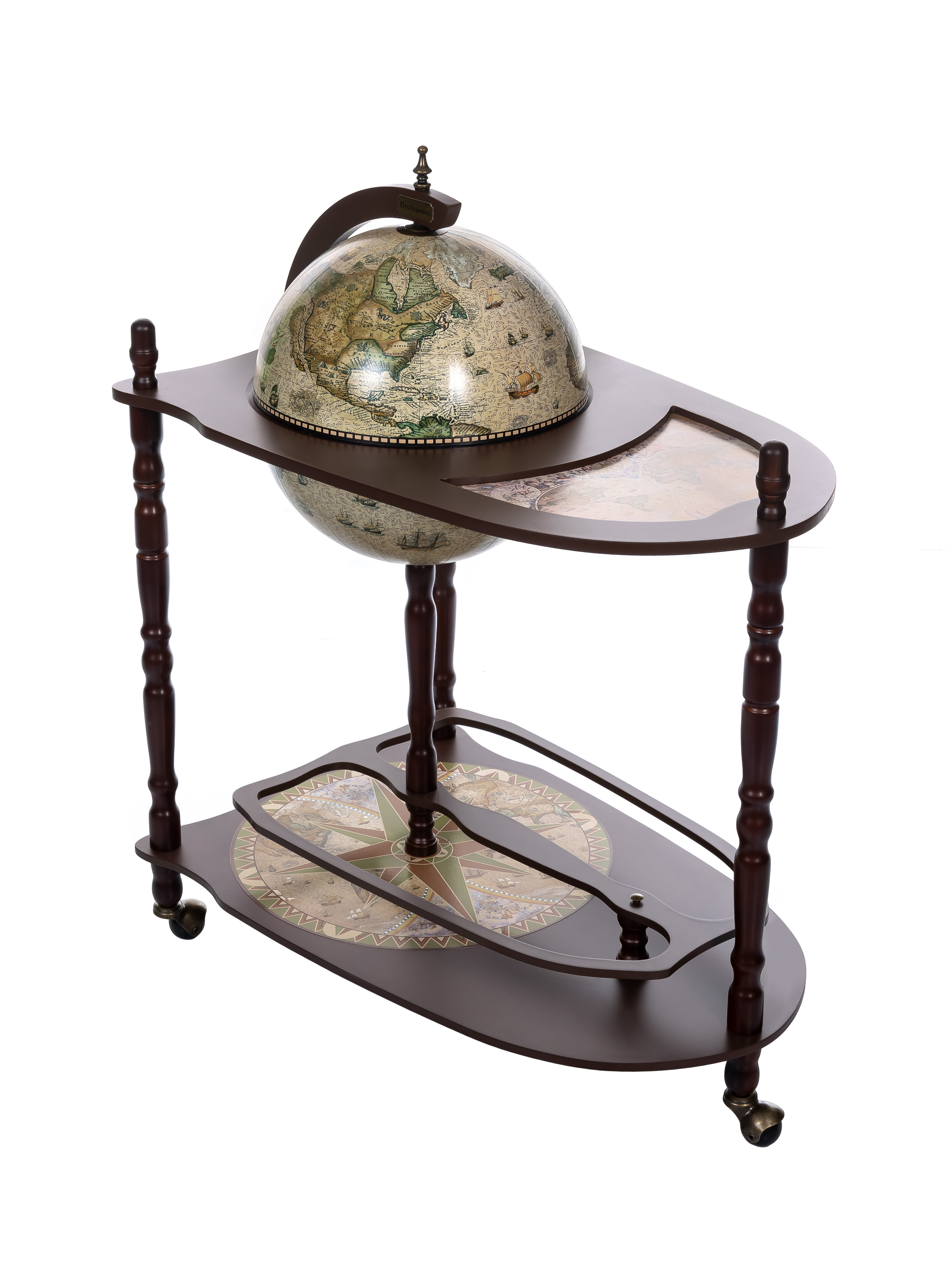 Глобус-бар со столиком  Ptolemaeus, сфера 33 см