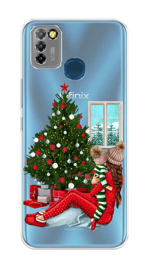 

Чехол на Infinix HOT 10 Lite "Новый год с мамой", Красный;зеленый;голубой, 3100350-6
