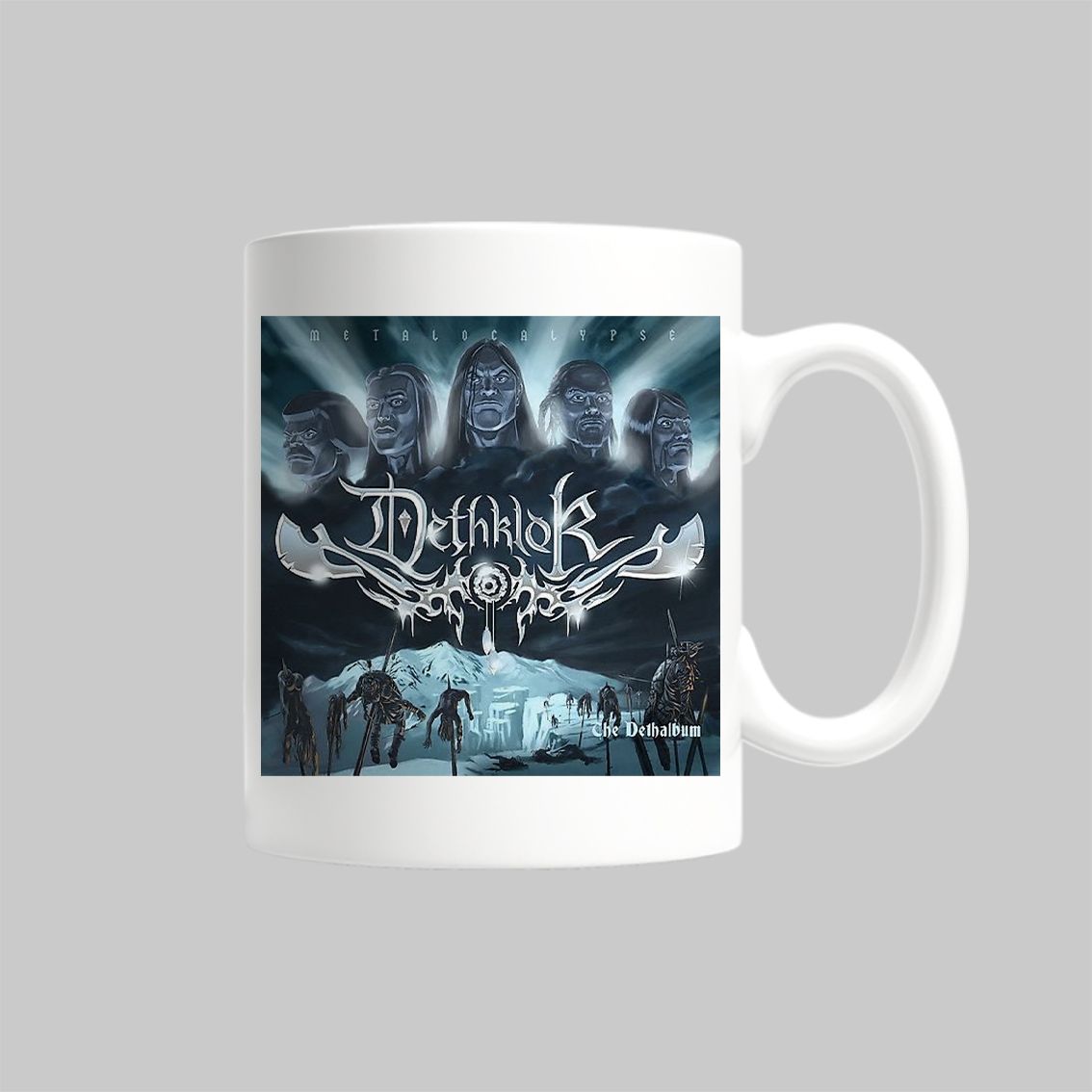 

Кружка Dethklok Детклок рок атрибутика панк