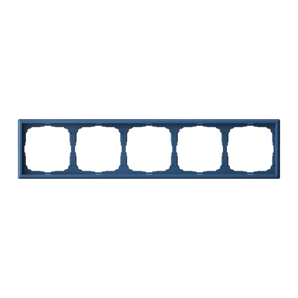 

Рамка 5-постовая для розеток и выключателей Systeme Electric GAL001105, Голубой