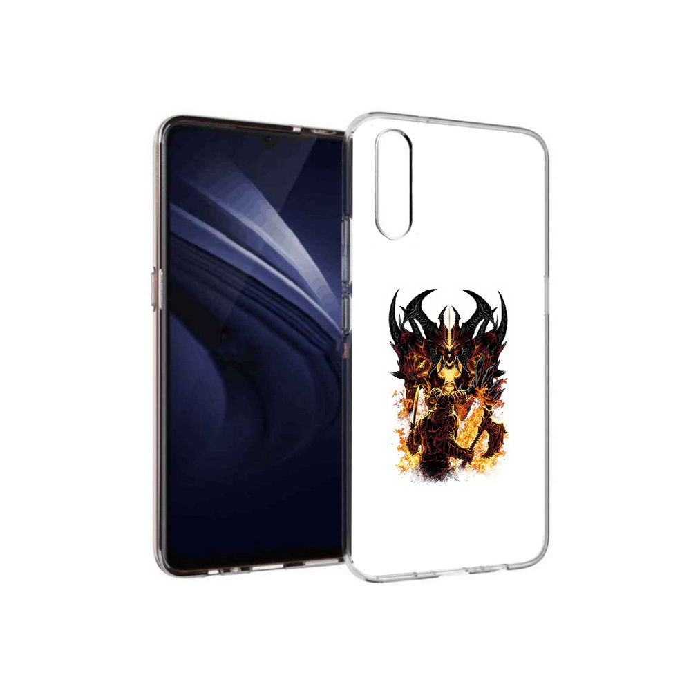 

Чехол MyPads Tocco для Vivo V17 Neo демон shadow fiend (PT226959.388.318), Прозрачный, Tocco