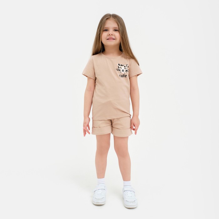 

Шорты для девочки KAFTAN Trendy размер 36 (134-140), Бежевый, Trendy-2