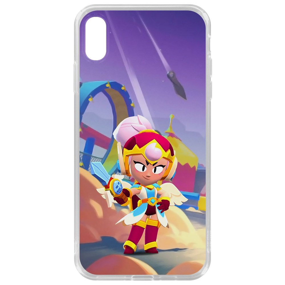 

Чехол-накладка Brawl Stars-Валькирия Джанет для iPhone XS Max, Прозрачный