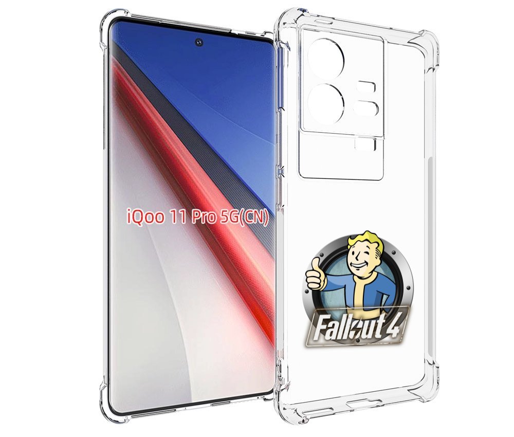 Чехол бампер MyPads Fallout-4 для Vivo iQOO 11 Pro противоударный