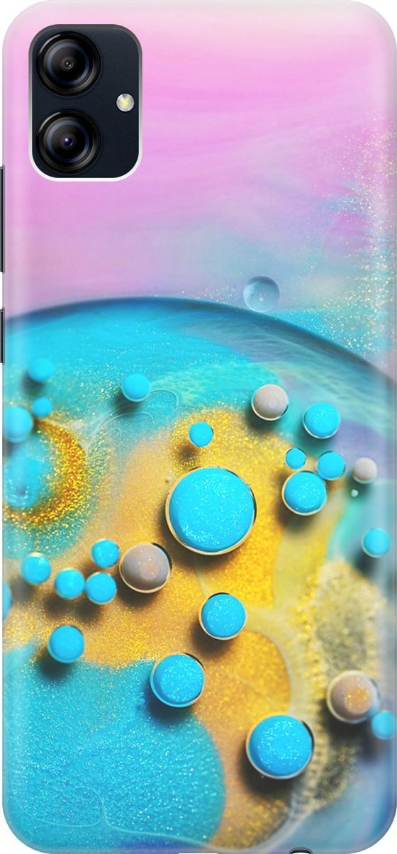 Силиконовый чехол на Samsung Galaxy A04e с эффектом блеска 