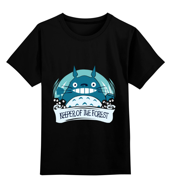 

Футболка детская Printio Tonari no totoro цв. черный р. 164, Tonari no totoro
