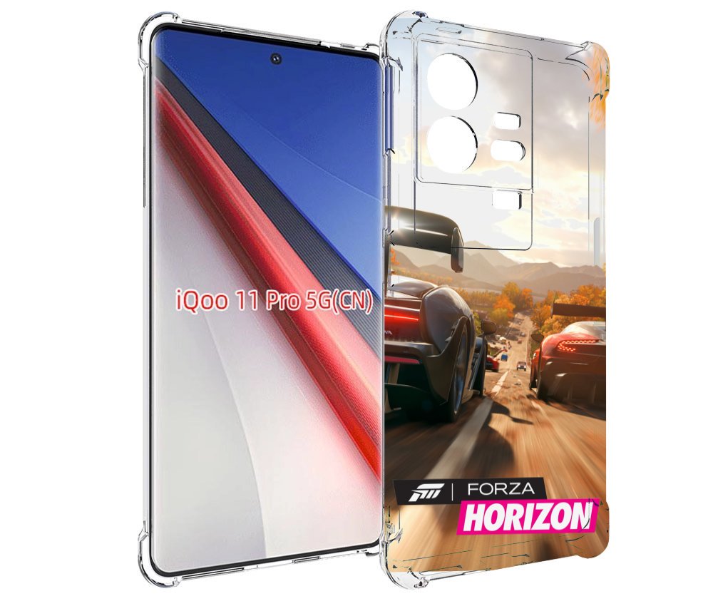 

Чехол бампер MyPads Forza Horizon для Vivo iQOO 11 Pro противоуд..., Прозрачный, Tocco