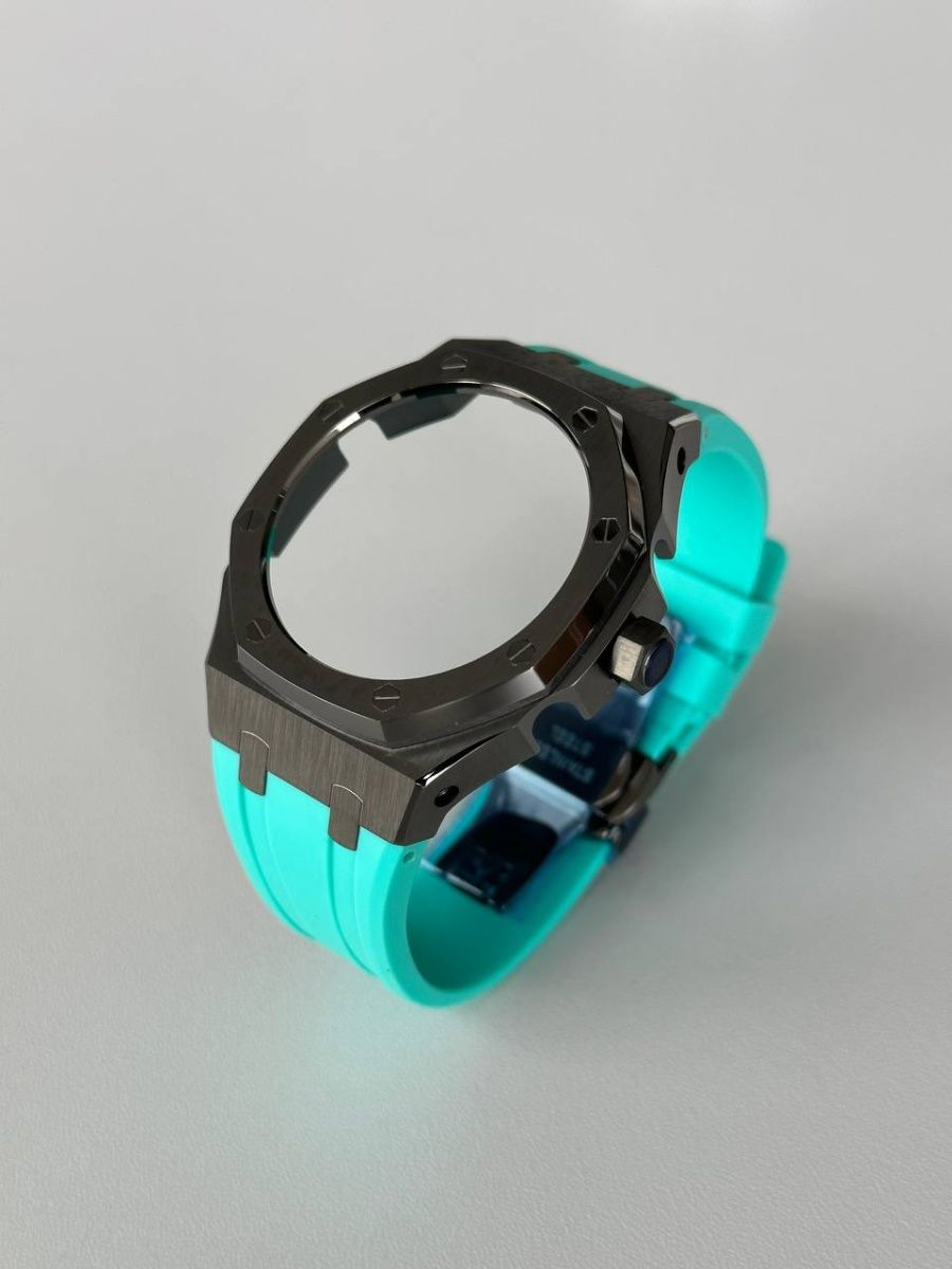 

Ремешок из двух частей унисекс Watch Band GA-2100/3 Тифани, Голубой;черный, GA-2100/3