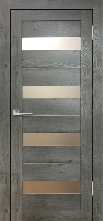 

Дверь Верда Бавария 02 3Д-Люкс экошпон Остекление Сатинато Дуб эдисон серый 2000*900