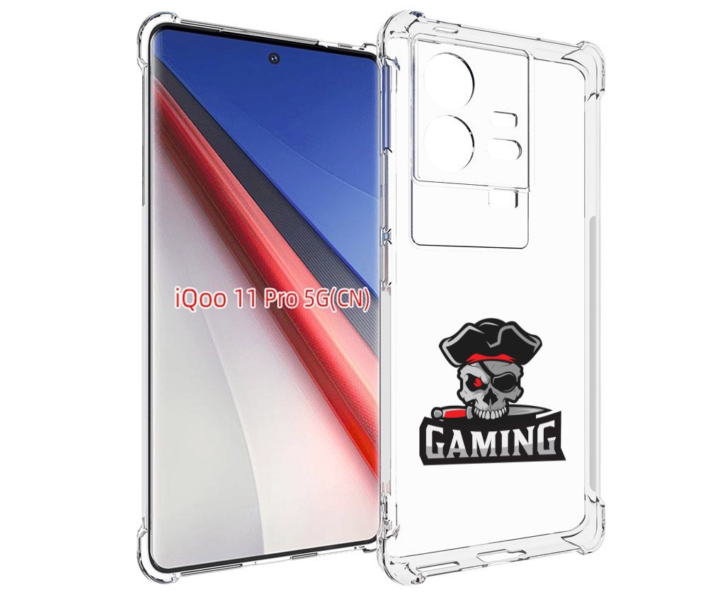 

Чехол бампер MyPads Gaming-2 для Vivo iQOO 11 Pro противоударный, Прозрачный, Tocco