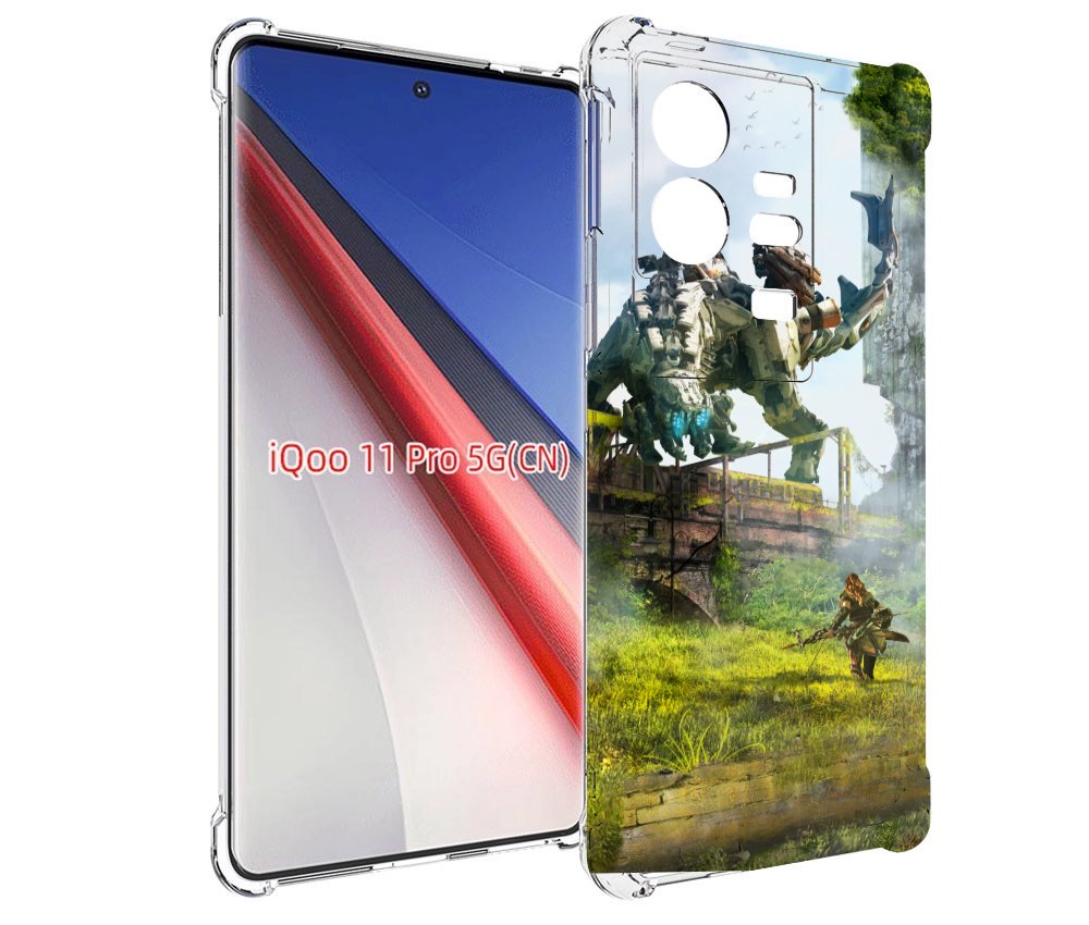 

Чехол бампер MyPads Horizon Zero Dawn для Vivo iQOO 11 Pro проти..., Прозрачный, Tocco