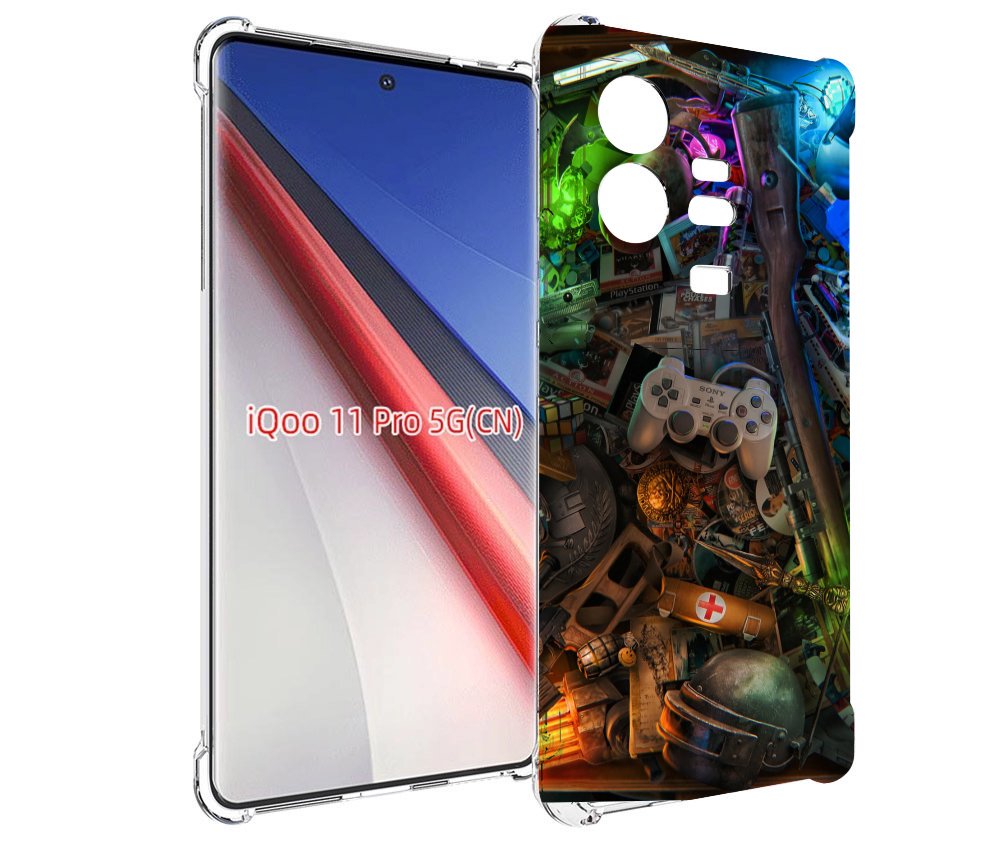 

Чехол бампер MyPads JlaMBcPa6eM для Vivo iQOO 11 Pro противоударный, Прозрачный, Tocco