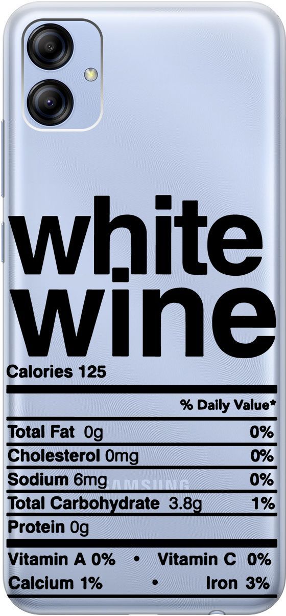

Силиконовый чехол на Samsung Galaxy A04e с 3D принтом "Wine" прозрачный, Прозрачный;черный, 158473