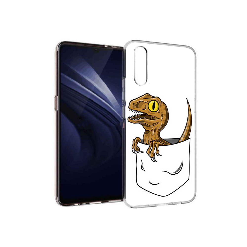 

Чехол MyPads Tocco для Vivo V17 Neo динозавр в кармане (PT226959.388.327), Прозрачный, Tocco