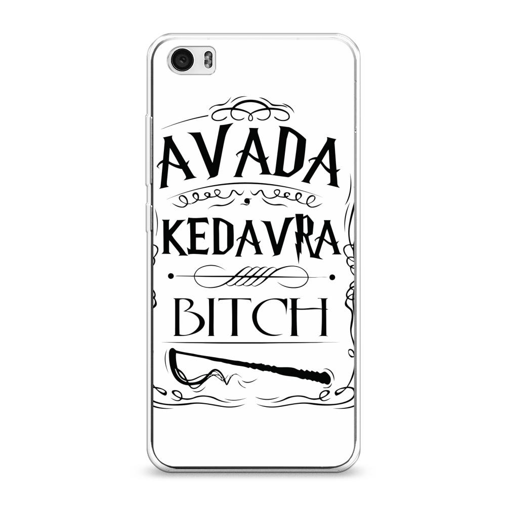 

Чехол на Xiaomi Mi 5 "Avada kedavra bitch", Белый;серый;черный, 30450-6