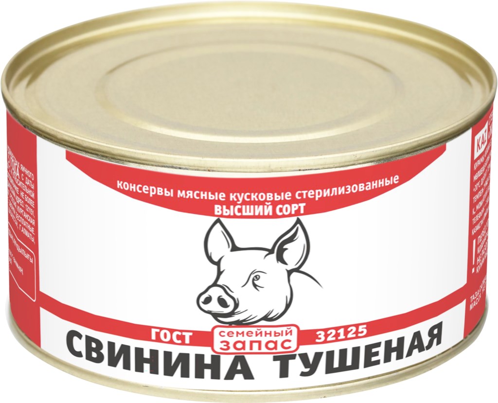 

Свинина тушеная 365 дней в собственном соку 325 г