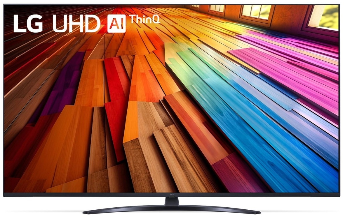 Телевизор LG 55UT81006LA.ARUB, 55"(139 см), UHD 4K черный