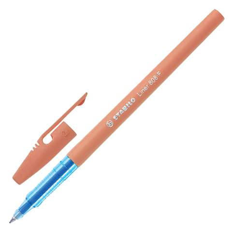 

Ручка шариковая Stabilo "Liner Pastel" 143288, синяя, 0.7 мм, 10 штук