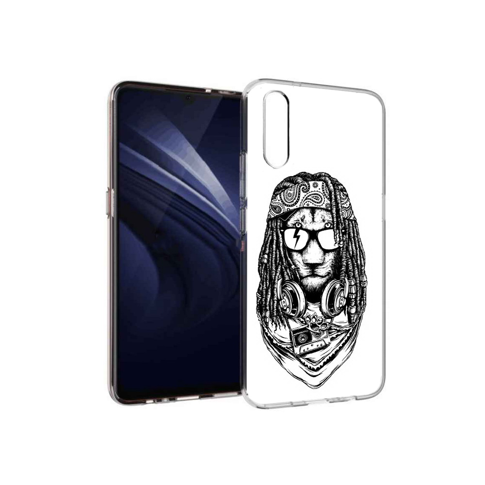 

Чехол MyPads Tocco для Vivo V17 Neo дреды льва (PT226959.388.338), Прозрачный, Tocco
